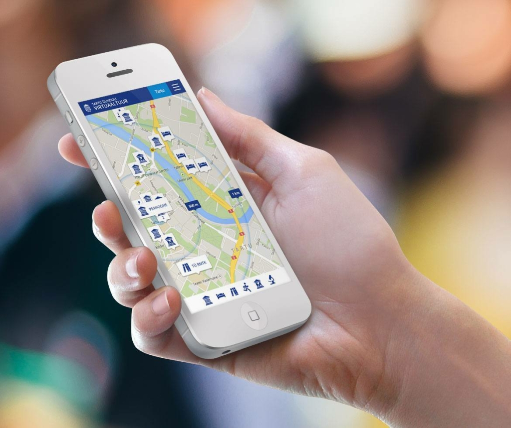 Tartu ülikooli virtuaaltuur mobiilis