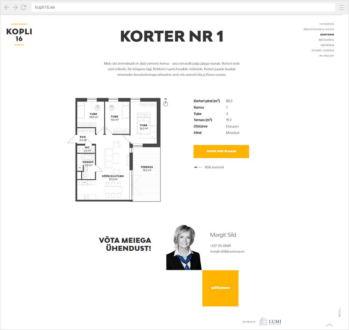 Korteri detailvaade