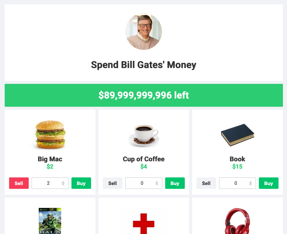Spend Bill Gates' money