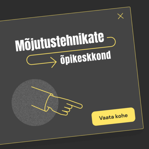 Mõjutustehnikate õpikeskkond